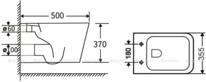 Подвесной унитаз Orange