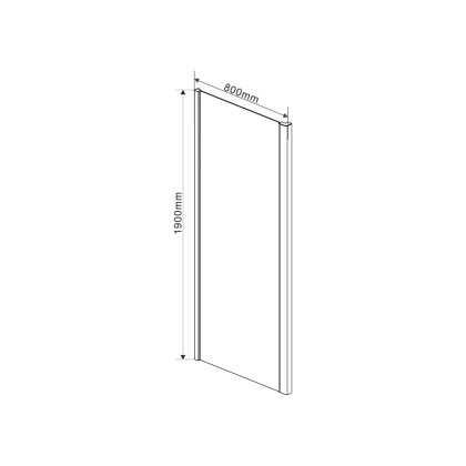 Душевой уголок Intra VSR-1I809080CH, 800/900*800, хром, стекло шиншилла