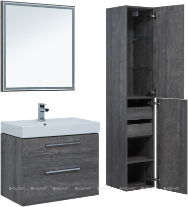 Тумба под раковину Aquanet Nova 75 дуб рошелье (2 ящика) Тумба под раковину Aquanet Nova 75 дуб рошелье (2 ящика)
