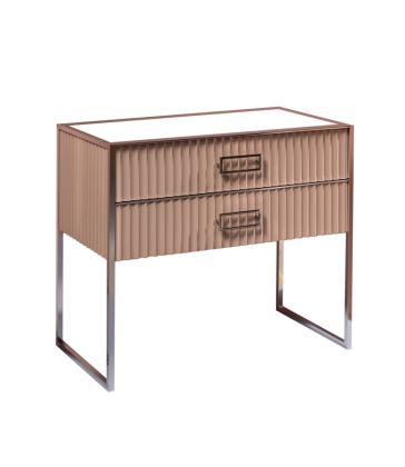 Тумба MONACO 100см h74см капучино глянец + хром под раковину чашу 867-100-CPCR Boheme