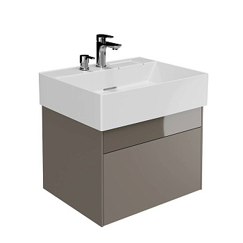 Тумба LOGICA подвесная 2 ящика 60 см, песчаный Тумба LOGICA подвесная 2 ящика 60 см, песчаный