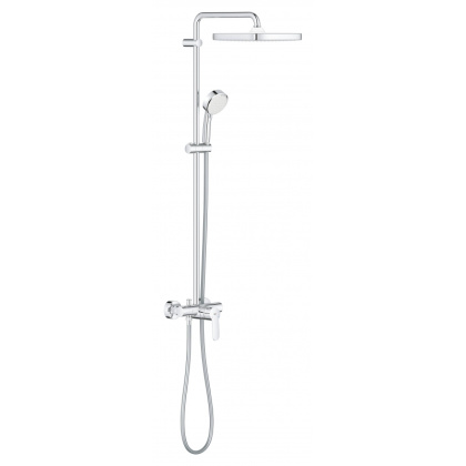 Душевая система поворотная со смесителем Grohe Tempesta Cosmopolitan 250, хром / белый (26692000) Душевая система поворотная со смесителем Grohe Tempesta Cosmopolitan 250, хром / белый (26692000)