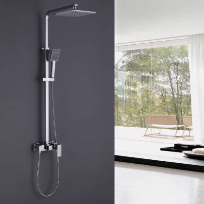 Душевая стойка ABBER Daheim AF8220 без излива, хром Душевая стойка ABBER Daheim AF8220 без излива, хром