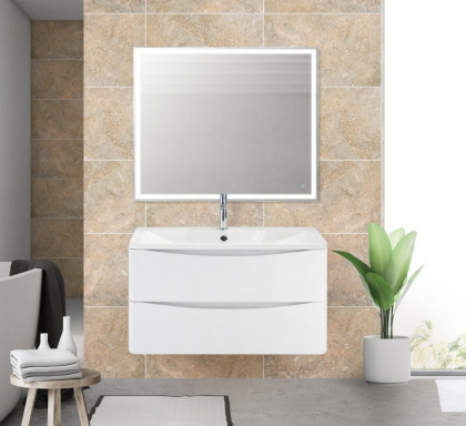 Раковина из искусственного камня BelBagno BB800/455-LV-ART-ALR-NERO, чёрная матовая Раковина из искусственного камня BelBagno BB800/455-LV-ART-ALR-NERO, чёрная матовая