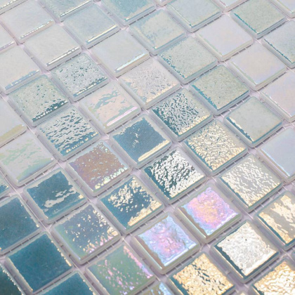 Стеклянная мозаика, MIX GREEN 553/554, Shell