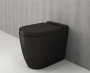 Чаша приставного унитаза Bocchi Venezia 1301-004-0129 черная матовая Чаша приставного унитаза Bocchi Venezia 1301-004-0129 черная матовая