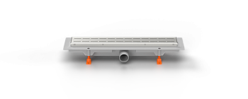 Душевой лоток 35 см Creto Walkway CRE-350 WN с решеткой, хром