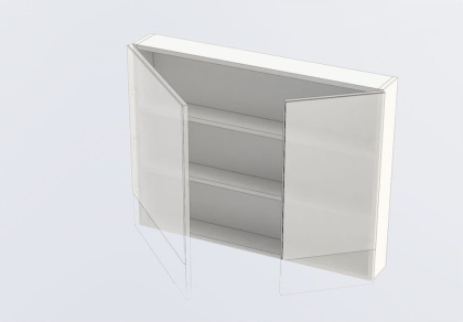 Зеркало-шкаф Aquanet Верона 90 белый Зеркало-шкаф Aquanet Верона 90 белый