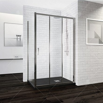 Душевой уголок RGW РА-73, 060873167-11, 160 х 70 см, стекла прозрачные, профиль хром