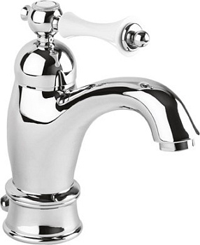 MARGOT-LSM1-A-03/24-M Смеситель для раковины удлиненный с донным клапаном Исполнение: Золото 24 карат, Ручки: Золото 24 карат 