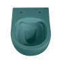 Подвесной унитаз Abber Bequem AC1101MBG темно-зеленый матовый с микролифтом Подвесной унитаз Abber Bequem AC1101MBG темно-зеленый матовый с микролифтом
