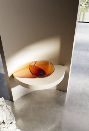 Раковина накладная прозрачная ABBER Kristall AT2806Opal Раковина накладная прозрачная ABBER Kristall AT2806Opal