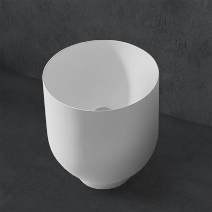 Раковина накладная ABBER Stein AS2618 белая матовая Раковина накладная ABBER Stein AS2618 белая матовая