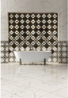 Керамогранит Victorian Marble Black 7FLPR 60х60 Керамогранит Victorian Marble Black 7FLPR 60х60
