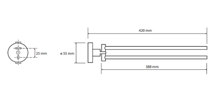 Полотенцедержатель двойной поворотный
