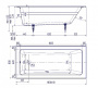 Ванна чугунная Creto Strong 180x80 см 25-1180 Ванна чугунная Creto Strong 180x80 см 25-1180