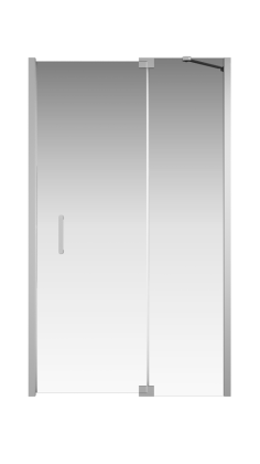 Душевая дверь Creto Tenta 123-WTW-120-C-CH-8 стекло прозрачное EASY CLEAN, профиль хром, 120х200 см