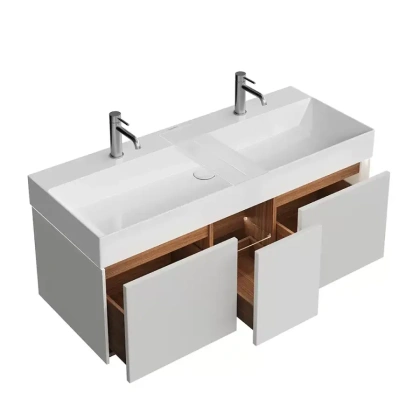 Тумба GRANDE подвесная 120, 3 ящика, архитектурный серый Тумба GRANDE подвесная 120, 3 ящика, архитектурный серый