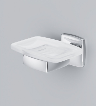 A9034200 Gem, Стеклянная мыльница с настенным держателем A9034200 Gem, Стеклянная мыльница с настенным держателем