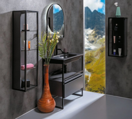 Ящик под консоль LOFT 80 Антрацит, 1 полка 894-080-A Boheme