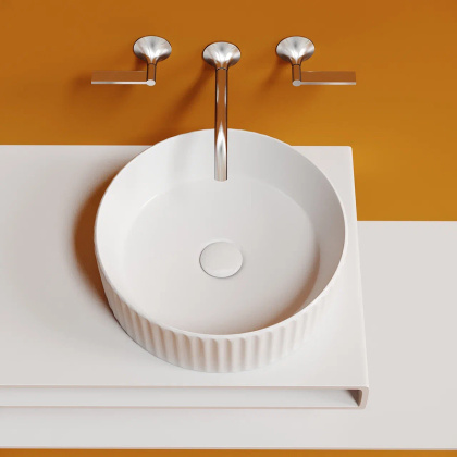 Умывальник чаша накладная круглая Element 360*360*115мм