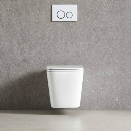 Унитаз подвесной Tornado Q-Line VT1-12T безободковый, цвет белый, ультратонкое soft-close сиденье Унитаз подвесной Tornado Q-Line VT1-12T безободковый, цвет белый, ультратонкое soft-close сиденье