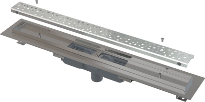 Водоотводящий желоб Antivandal с решеткой, вертикальный сток