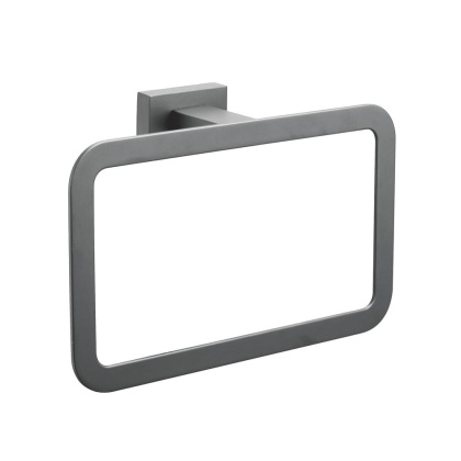 Полотенцедержатель в форме полукольца удлиненный, SG5606T Shevanik, Оружейная сталь Полотенцедержатель в форме полукольца удлиненный, SG5606T Shevanik, Оружейная сталь