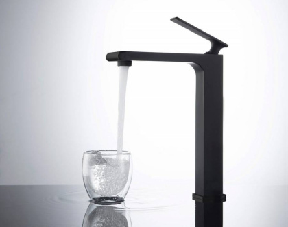 Смеситель Timo Anni 2711/03F для раковины, черный матовый