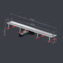 W01SC-U11-080-04SB MasterFlow Трап для душа линейный универс затвор Tile 80см цвет сталь мат W01SC-U11-080-04SB MasterFlow Трап для душа линейный универс затвор Tile 80см цвет сталь мат