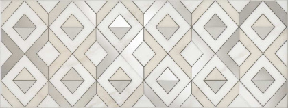 Декор OS\A19\15135 Сибелес белый 15*40*8 (уп\10шт), шт