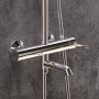 936740000 Scandinavian Pure душевая система с ванно душевым смесителем, Хром 936740000 Scandinavian Pure душевая система с ванно душевым смесителем, Хром
