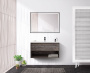 Тумба c раковиной подвесная с одним ящиком и одной открытой полкой BelBagno KRAFT 80 Rovere Galifax Bianco, раковина белая Тумба c раковиной подвесная с одним ящиком и одной открытой полкой BelBagno KRAFT 80 Rovere Galifax Bianco, раковина белая