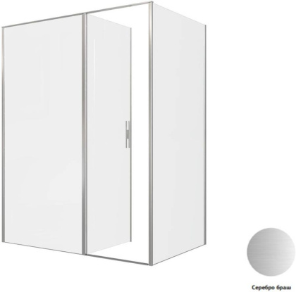 Душевой уголок Allen Brau Priority 160x100 3.31038.BA + 3.31047.BA серебро браш Душевой уголок Allen Brau Priority 160x100 3.31038.BA + 3.31047.BA серебро браш