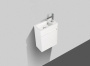 Тумба с раковиной подвесная с дверкой BelBagno PIETRA MINI 40-L Stucco Cemento, раковина белая Тумба с раковиной подвесная с дверкой BelBagno PIETRA MINI 40-L Stucco Cemento, раковина белая