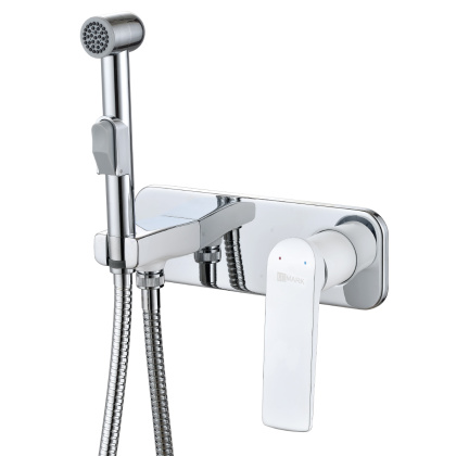 Смеситель Lemark Allegro LM5919CW с гигиеническим душем, встраиваемый Смеситель Lemark Allegro LM5919CW с гигиеническим душем, встраиваемый