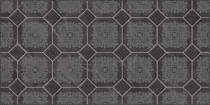 Декор VT\B86\34030 Olimpus Grand черный 25*50, шт