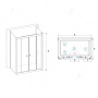 Душевой уголок RGW CL-43 P (CL-10 + 2Z-12) 040943170-11P 170x100x185 Душевой уголок RGW CL-43 P (CL-10 + 2Z-12) 040943170-11P 170x100x185