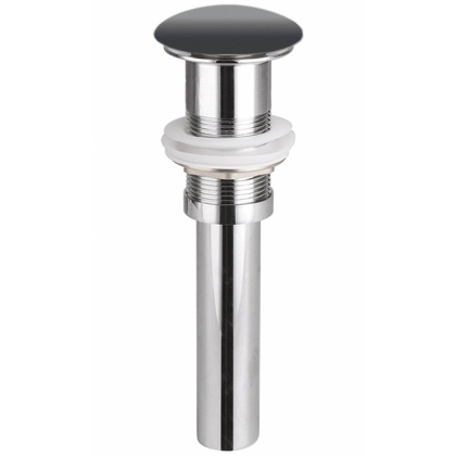 Донный клапан без перелива с керамической накладкой с системой "Click-Clack"