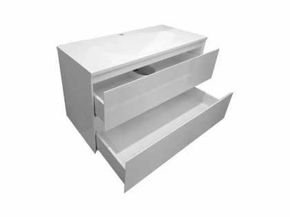 Комплект мебели Malta 1000х450 подвесной 2 ящика (ШхГхВ) 998х466х607 Комплект мебели Malta 1000х450 подвесной 2 ящика (ШхГхВ) 998х466х607