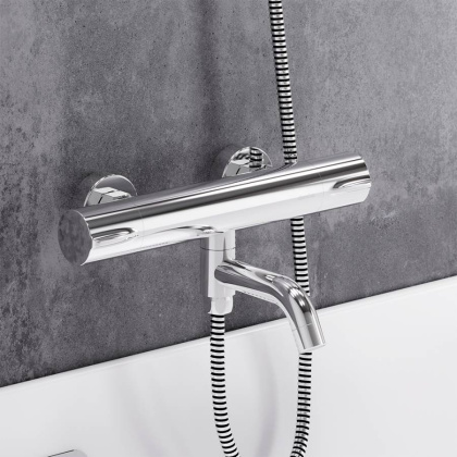 363000000 Scandinavian Pure термостатический Смеситель для ванной - душа, Хром