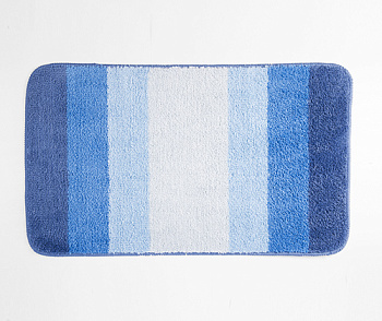 Коврик для ванной комнаты Lopau, 75х45х1 см, синий, BM-1101