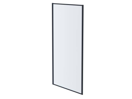 AQ ARI WA 08020BL Неподвижная душевая стенка 800x2000, для комбинации с дверью, профиль черный, стекло прозрачное AQ ARI WA 08020BL Неподвижная душевая стенка 800x2000, для комбинации с дверью, профиль черный, стекло прозрачное