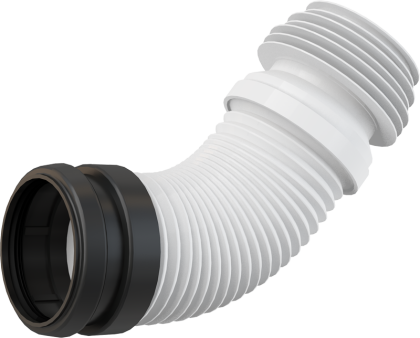 Гибкая подводка для выпуска унитаза DN90/110 (подходит ко всем скрытым системам инсталляции) Гибкая подводка для выпуска унитаза DN90/110 (подходит ко всем скрытым системам инсталляции)