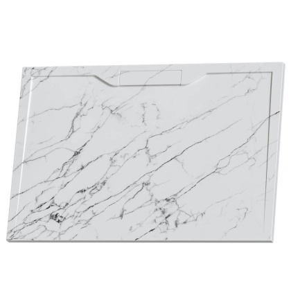 Душевой поддон прямоугольный RGW STE MW Белый мрамор  900x1200 Душевой поддон прямоугольный RGW STE MW Белый мрамор  900x1200