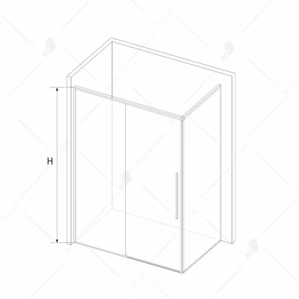 Душевой уголок RGW SV-42 (SV-12 + Z-05) 32324240-11 140*100