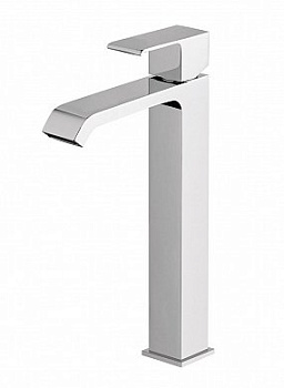 PORTA-LC-01-W0 Смеситель для накладной раковины однорычажный, без донного клапана, исполнение хром