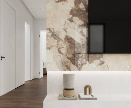 Exence Beige Керамогранит бежевый 80х80 полированный