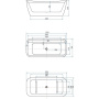 Акриловая ванна Allen Brau Infinity 170x78 2.21002.20/PWM белый глянец/папирус, шт Акриловая ванна Allen Brau Infinity 170x78 2.21002.20/PWM белый глянец/папирус, шт
