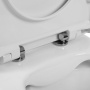 Сиденье дюропласт, soft close, металлическое крепление BB051-2SC Сиденье дюропласт, soft close, металлическое крепление BB051-2SC